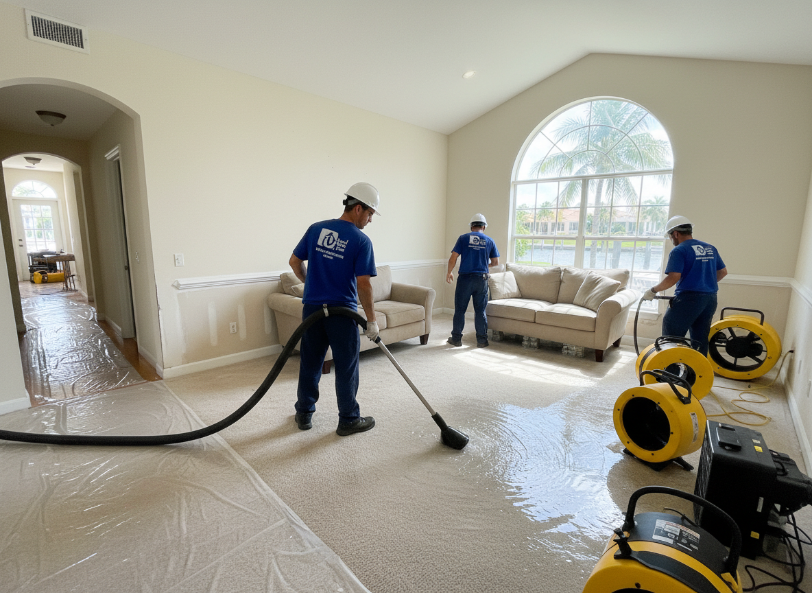 water damage restoration work by Mold Remediation Fort Lauderdale Florida in Fort Lauderdale, Florida